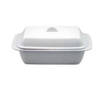 Melamine Butter Dish for 1lb | White