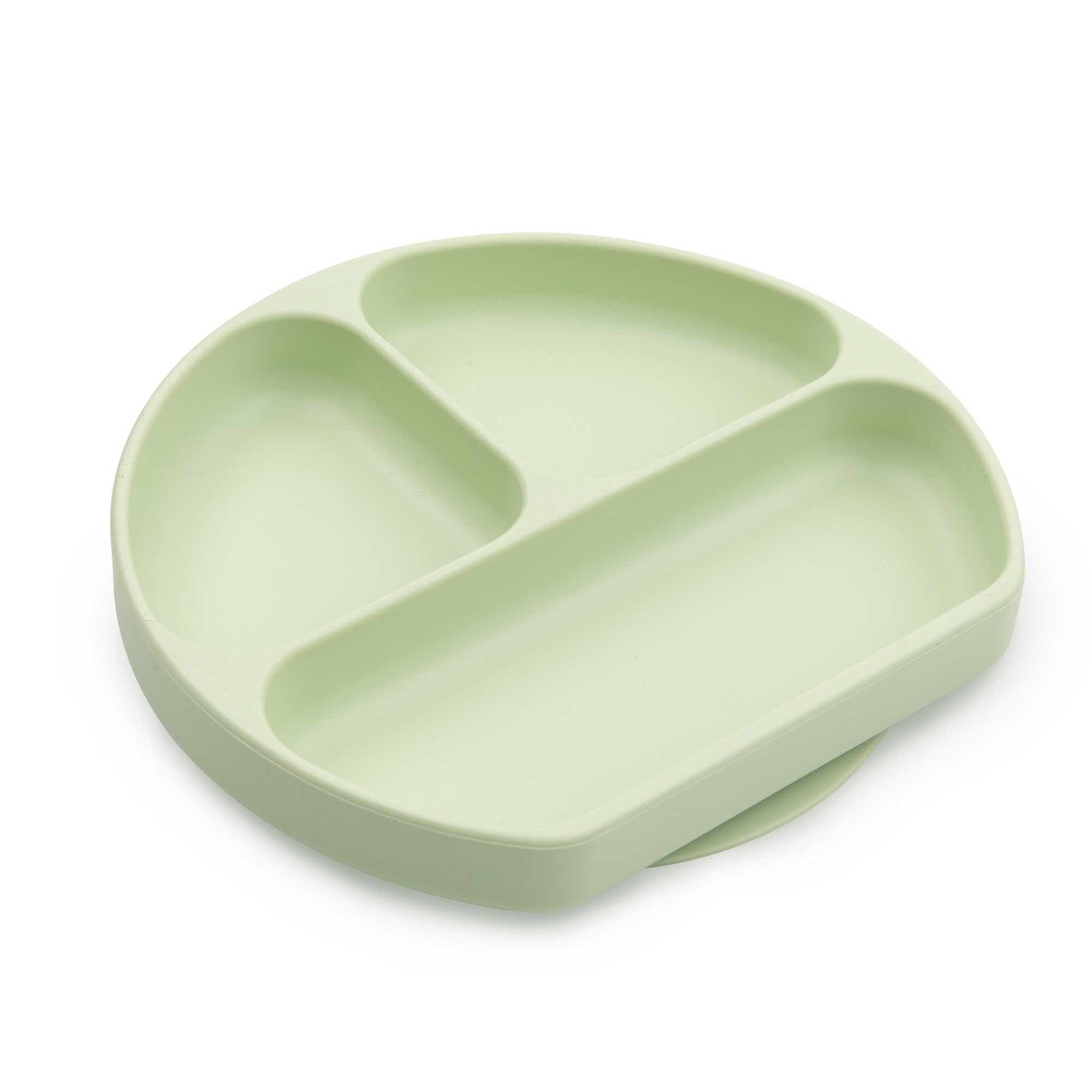 Bumkins Silicone Grip Dish | Sage