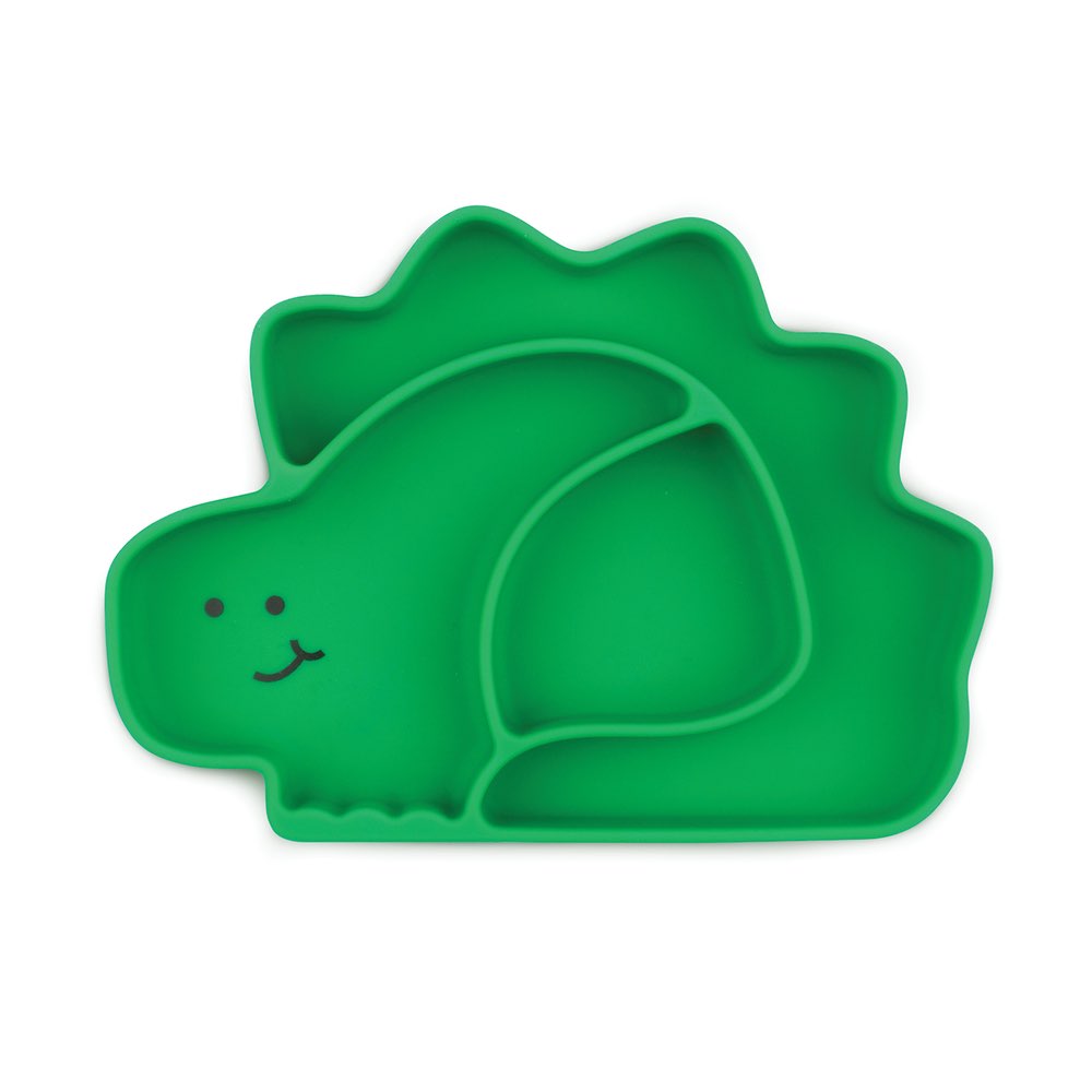 Bumkins Silicone Grip Dish | Dino