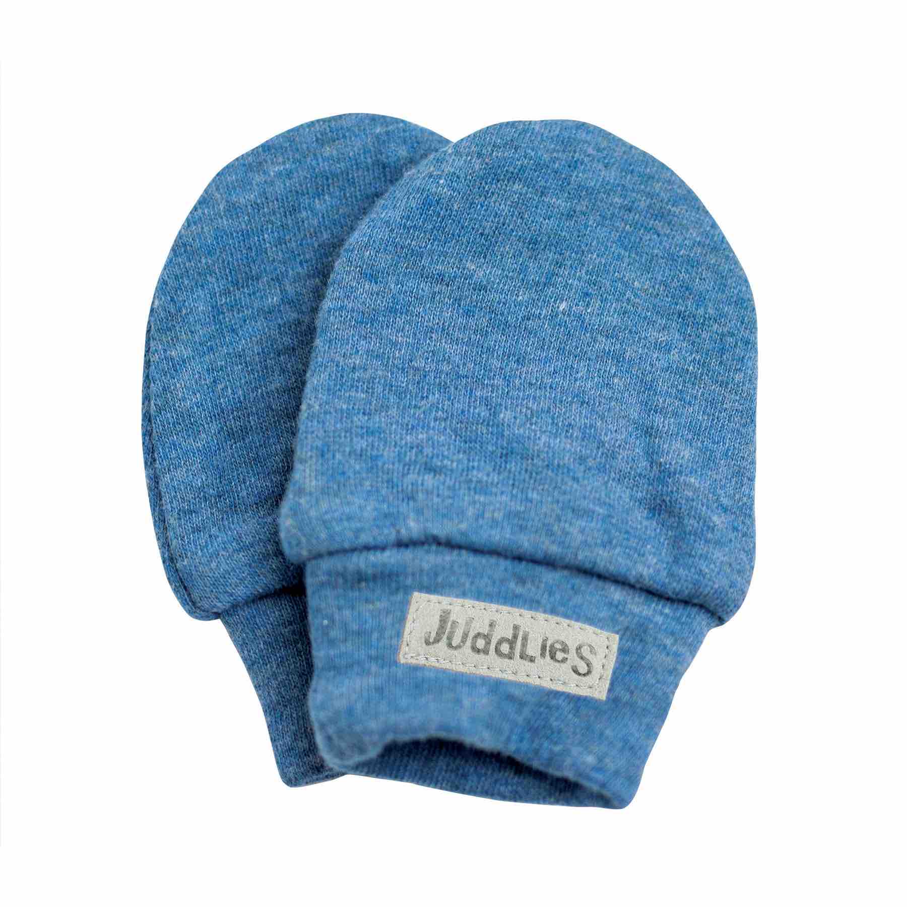 Juddlies Breathe EZE Scratch Mitts | Denim Fleck