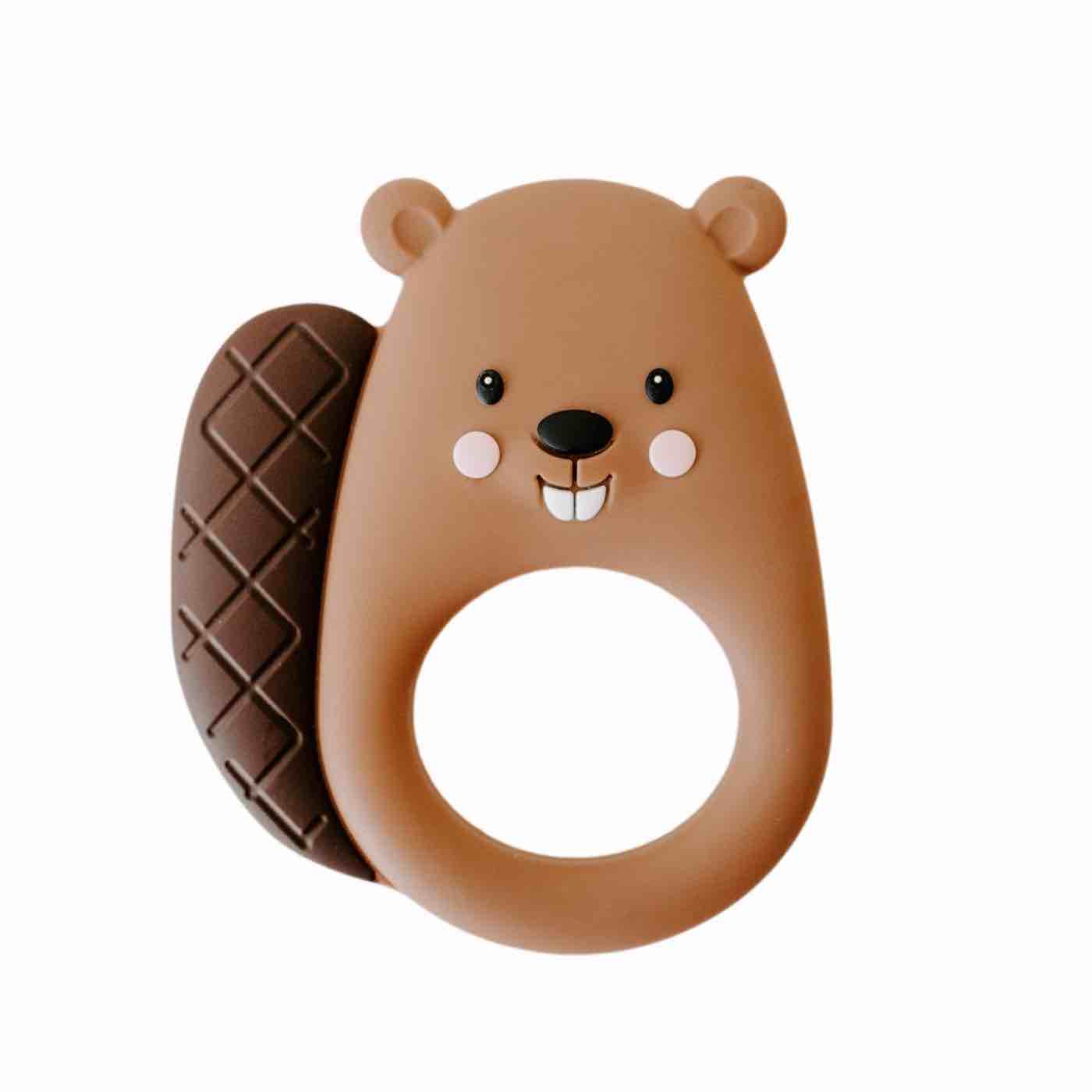 Beaver Teether | Brown