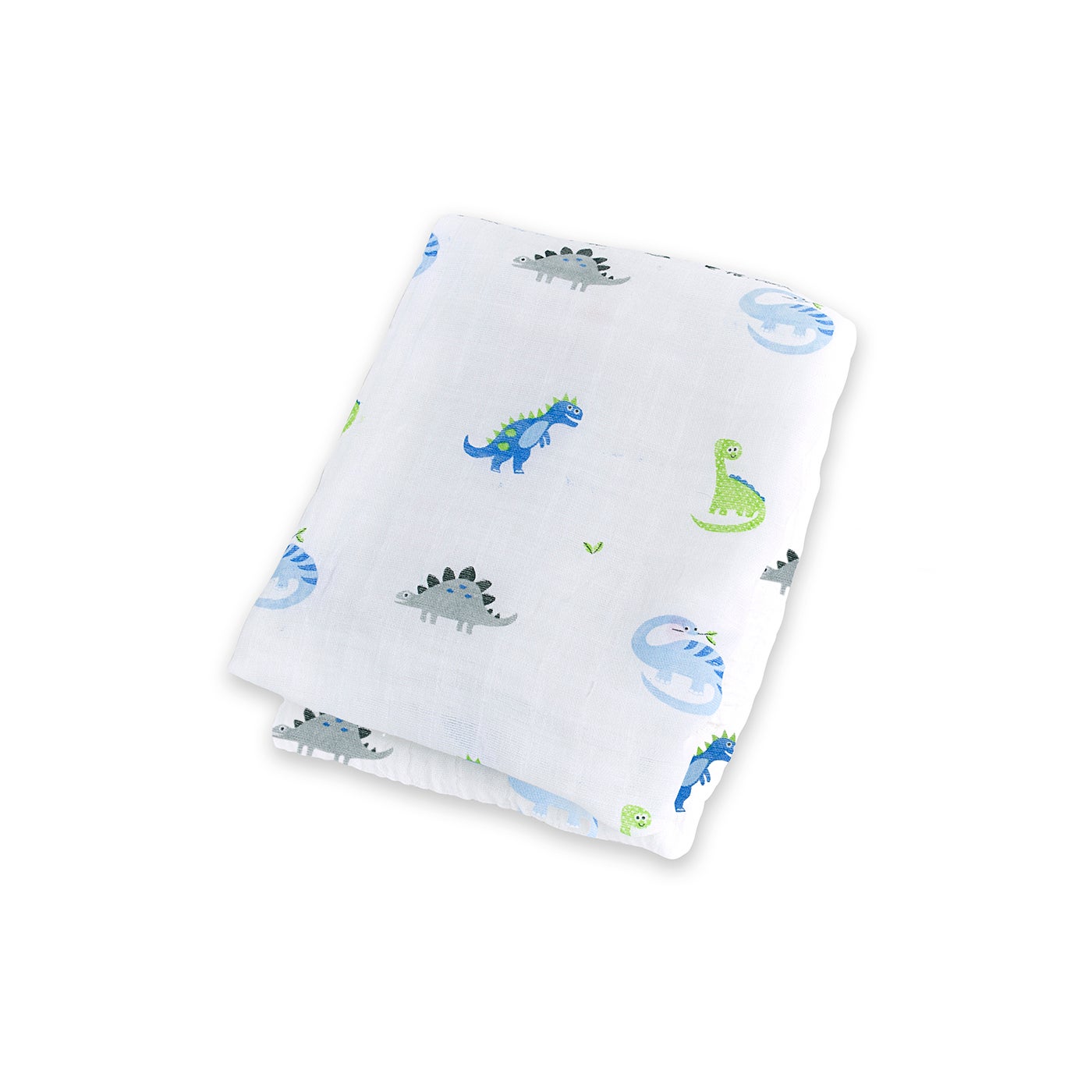 Lulujo Cotton Muslin Swaddle Wrap | Prehistoric Pals