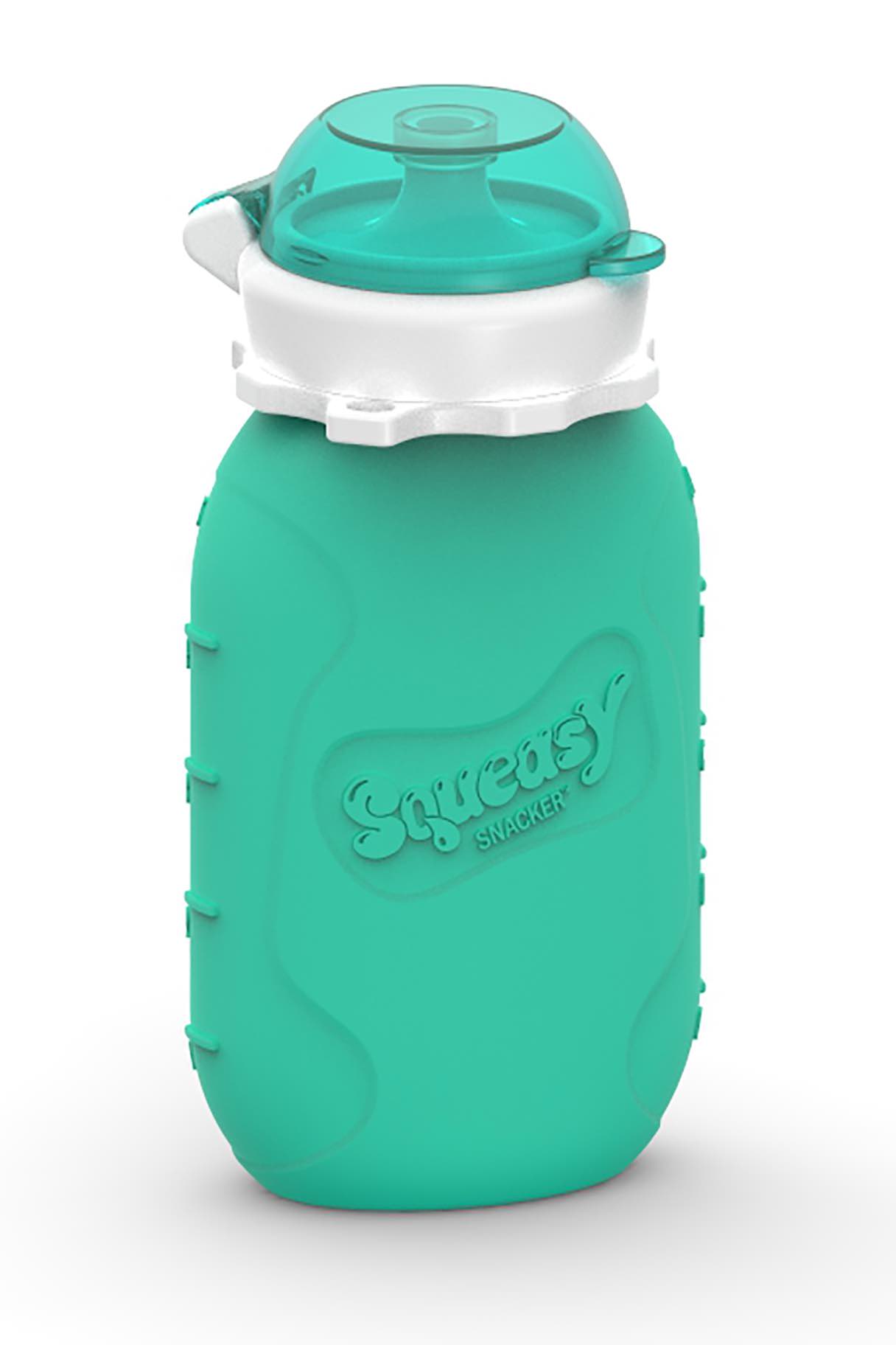 Squeasy Snacker | 6oz Aqua Blue