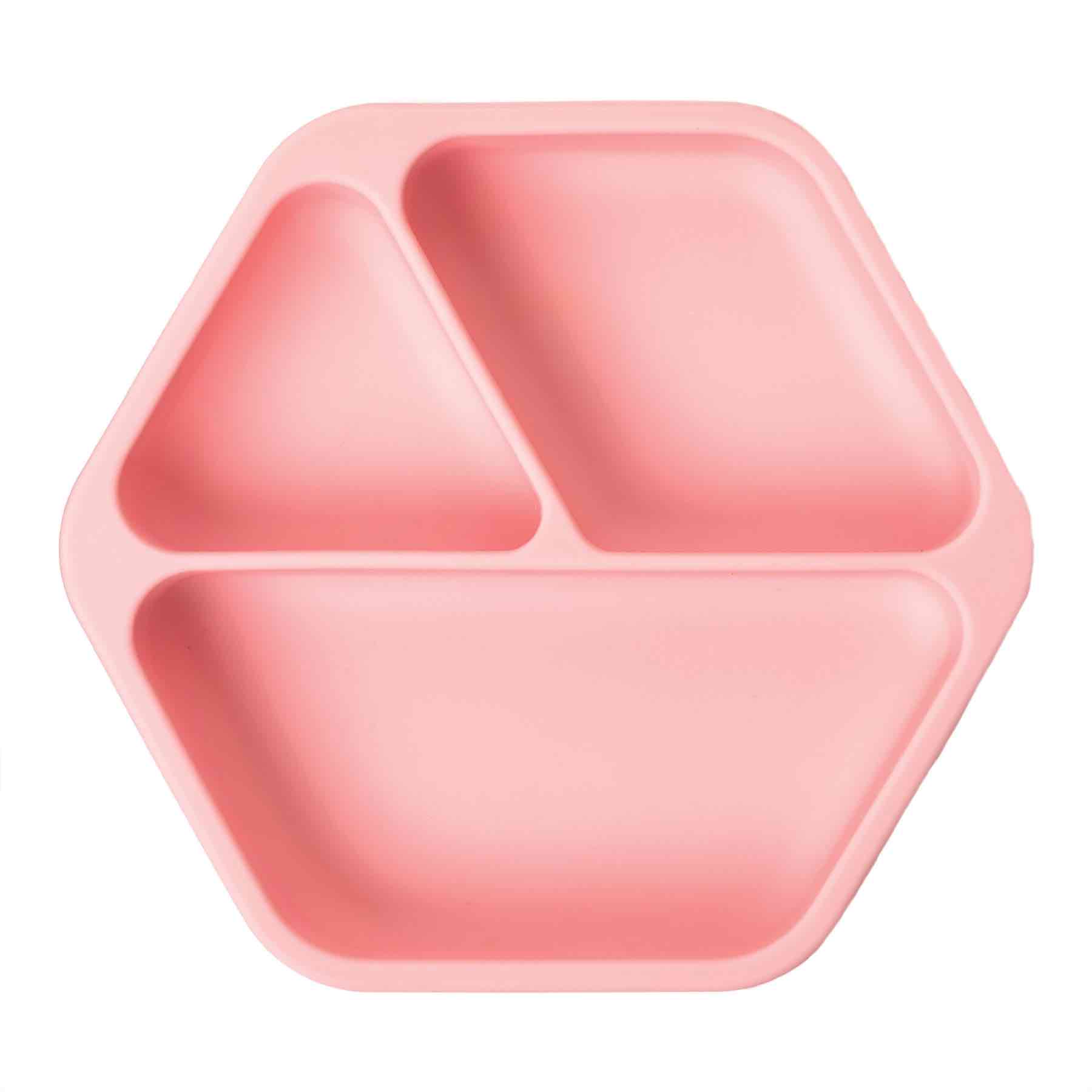 Tiny Twinkle Silicone Suction Plate | Pink