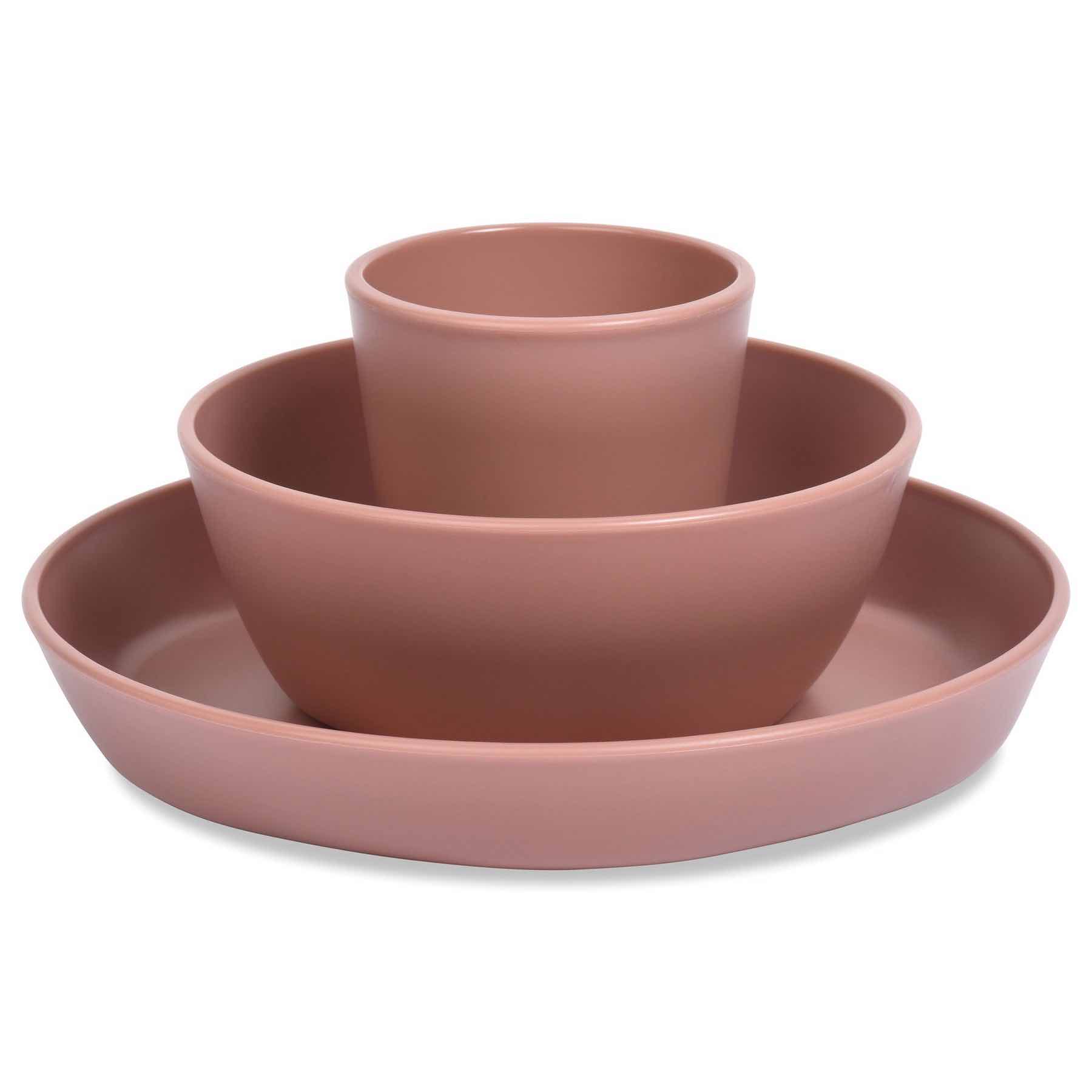 Tiny Twinkle Plastic Tableware Set | Pink