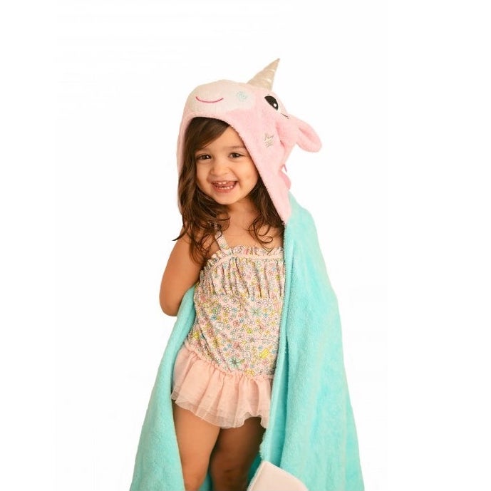 Kids Hooded Bath Towel | Allie Alicorn