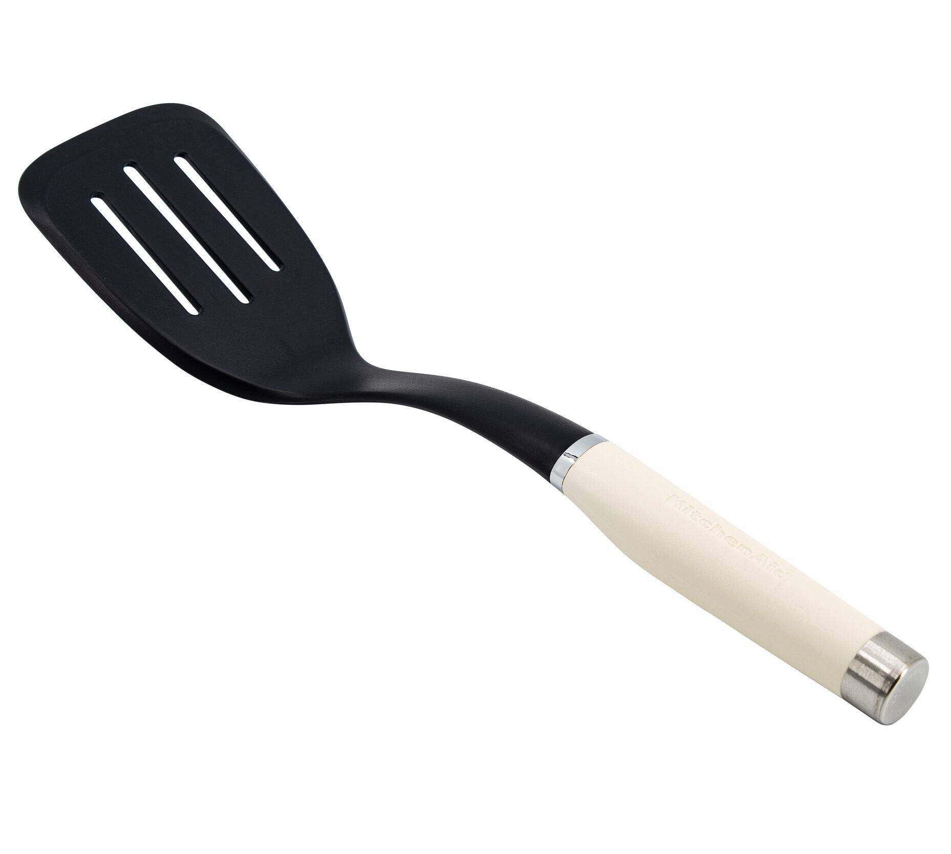 KitchenAid Slotted Turner | Almond Cream