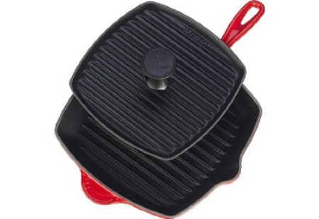 Le Creuset Square Skillet Grill with Panini Press