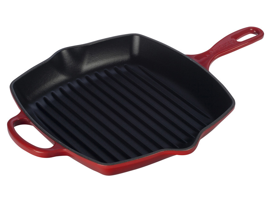 Le Creuset Square Skillet Grill | Cerise