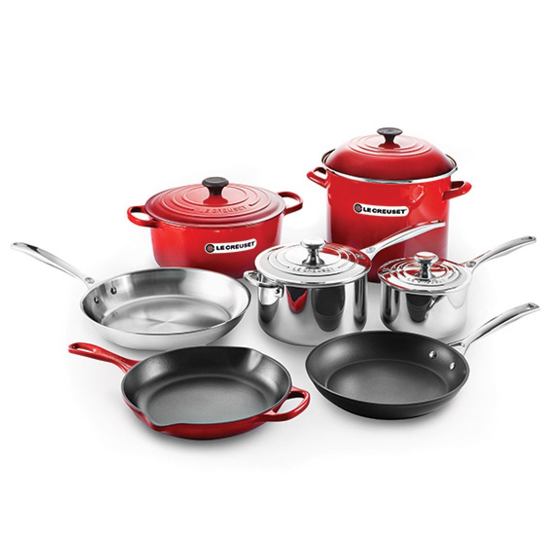 Le Creuset 11pc Ultimate Cookware Set | Cerise