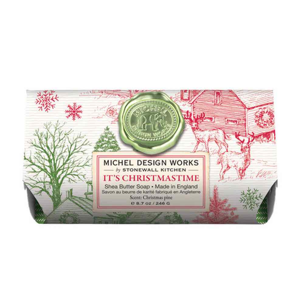 Michel Design Works Large Bath Soap Bar | It\'s Christmastime