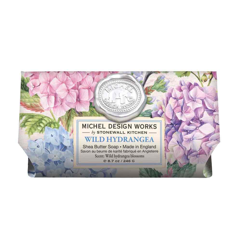 Michel Design Works Large Bath Soap Bar | Wild Hydrangea