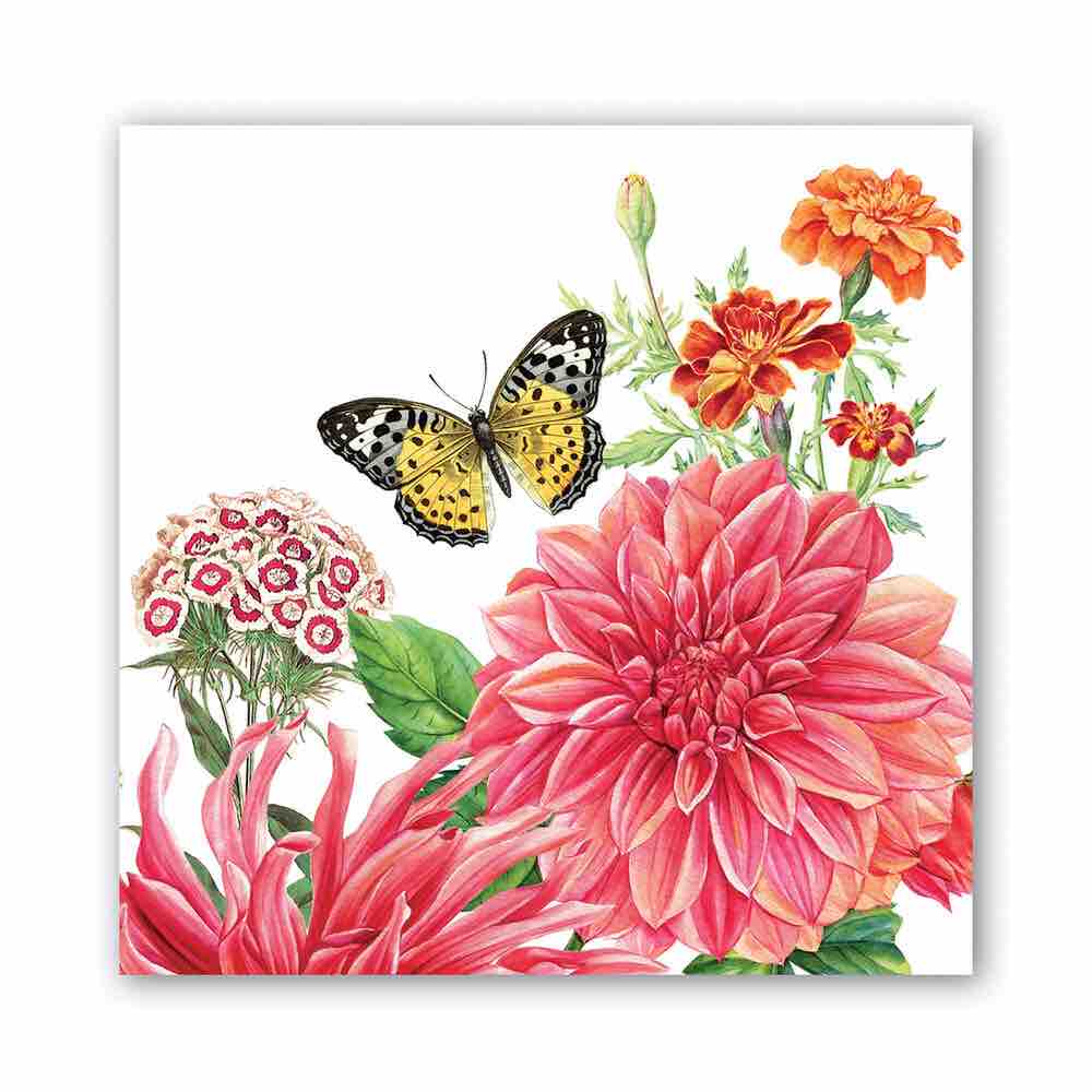 Michel Design Luncheon Napkins | Dahlias