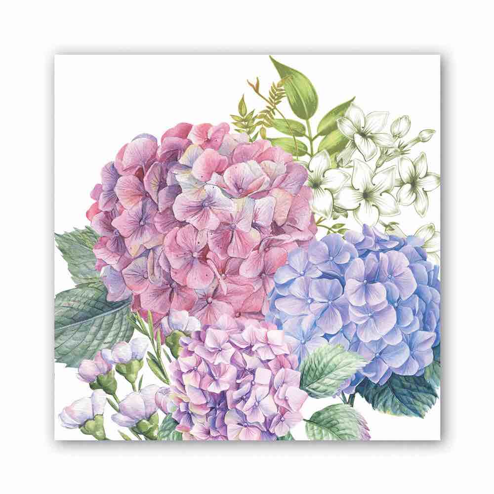 Michel Design Luncheon Napkins | Wild Hydrangea