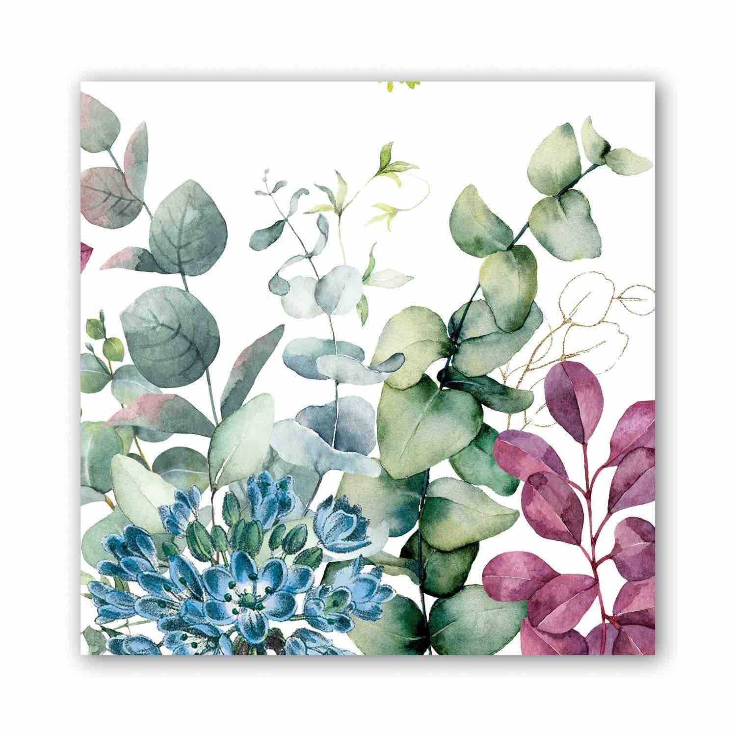 Michel Design Luncheon Napkins | Eucalyptus & Mint