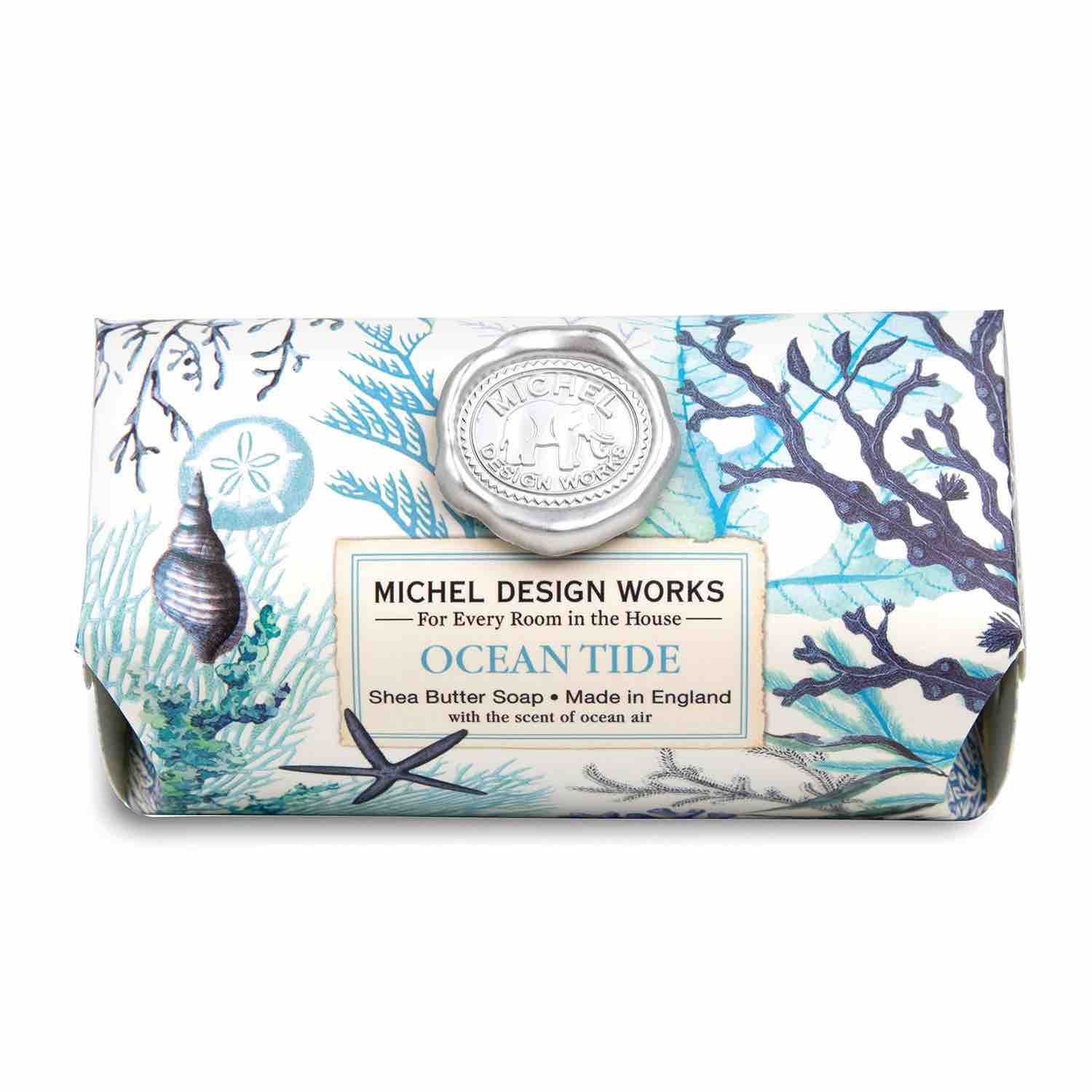 Michel Design Works Large Bath Soap Bar | Ocean Tide