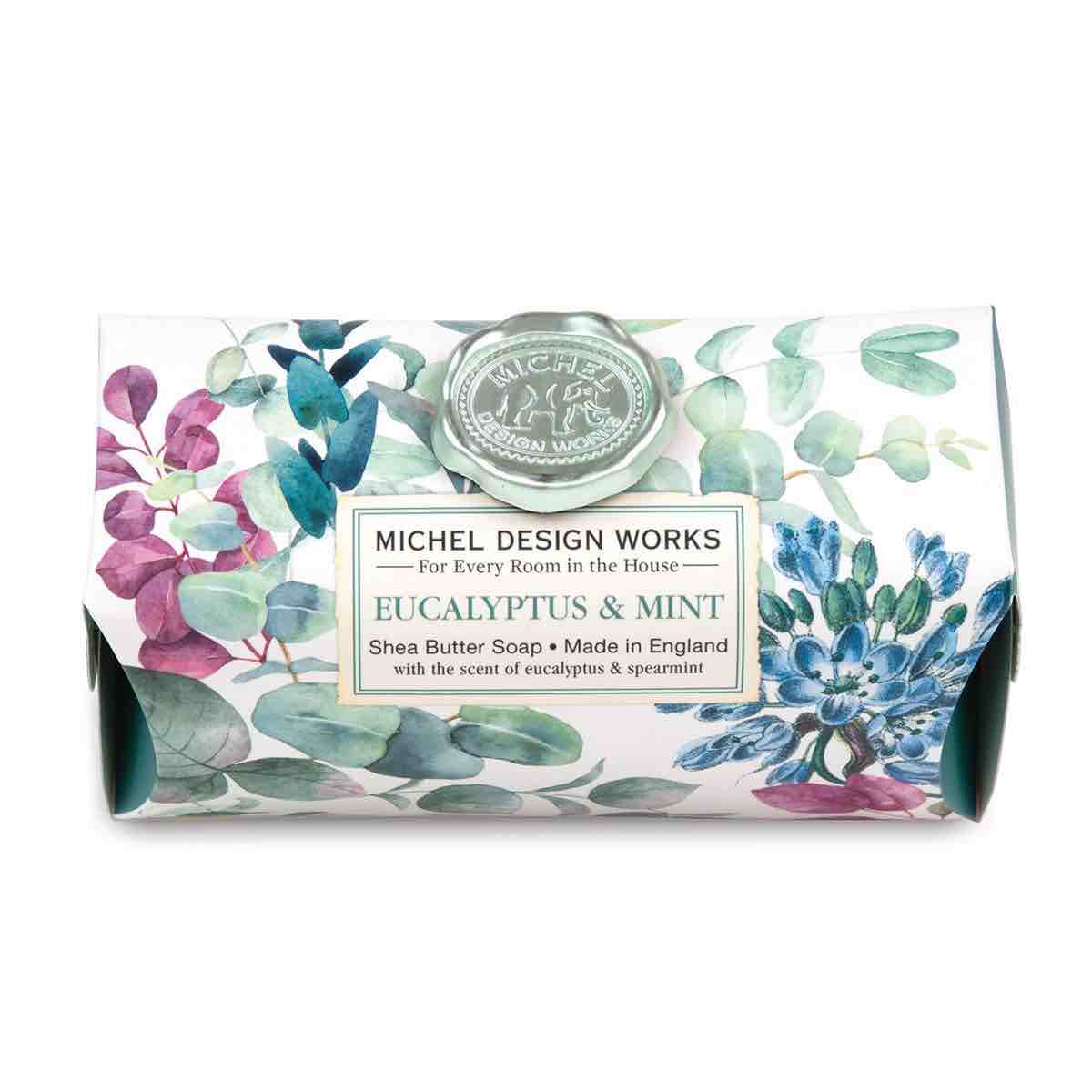 Michel Design Works Large Bath Soap Bar | Eucalyptus & Mint
