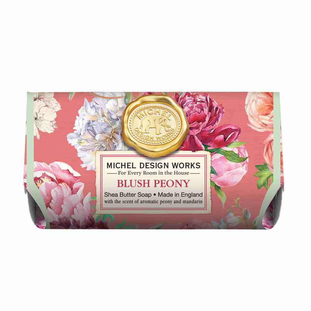 Michel Design Works Large Bath Soap Bar | Blush Peony