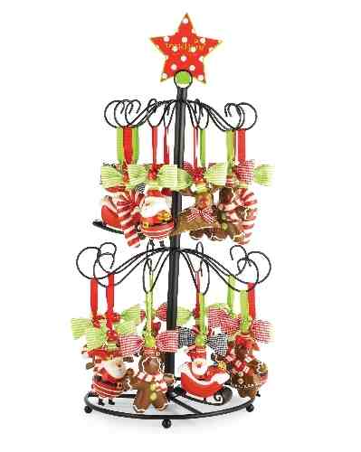 Mud Pie Mini Ornament Display Tree