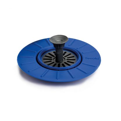 Tovolo Collapsible Sink Stainer & Stopper | Blue