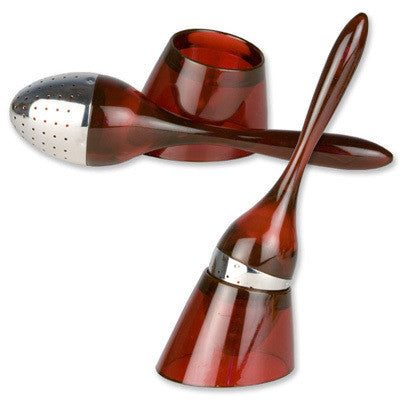 Tovolo Stand-Up Tea Infuser | Red