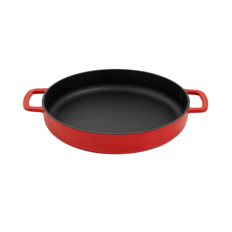 Combekk Sous-Chef Double Handle Fry Pan | Red | 28cm