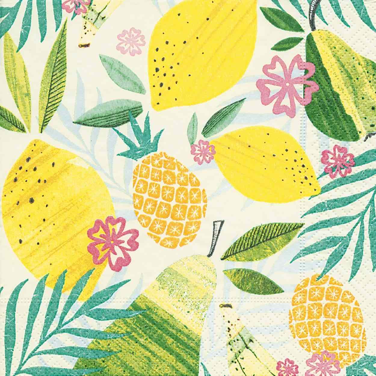 Cocktail Napkins | Fresh Fruits 20pk