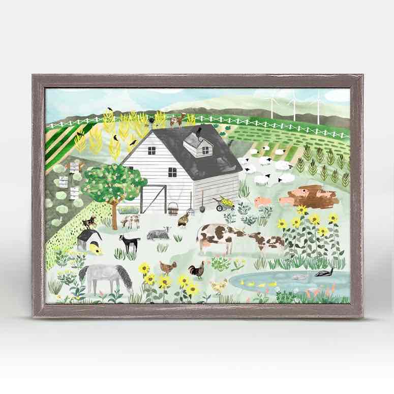 Framed Canvas | Farm Life by Katie Vernon