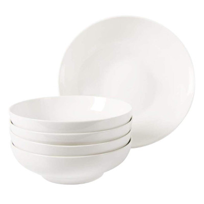 White Basics 5pc Pasta Set - Madison