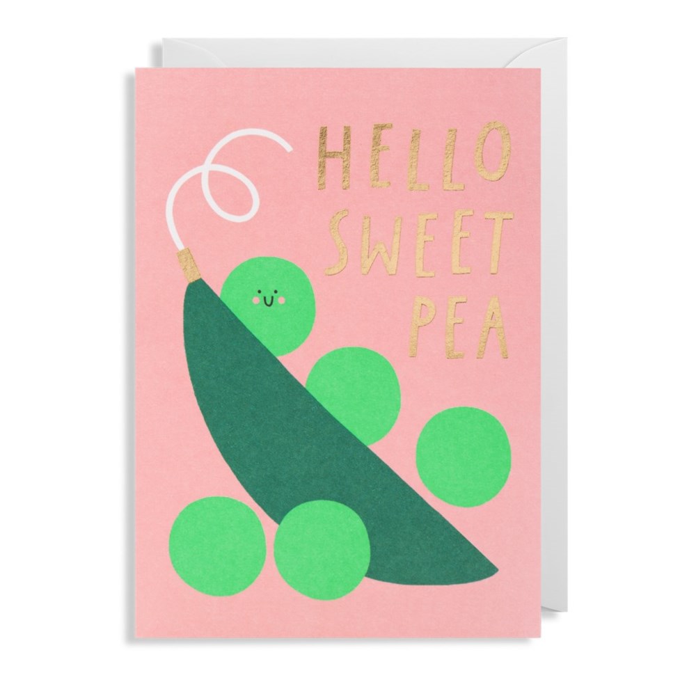 Baby Card | Sweet Pea