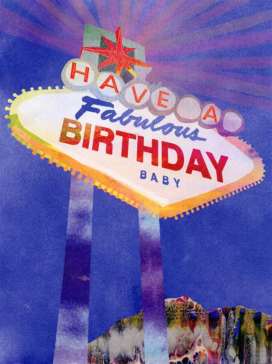 Birthday Card - Vegas Birthday