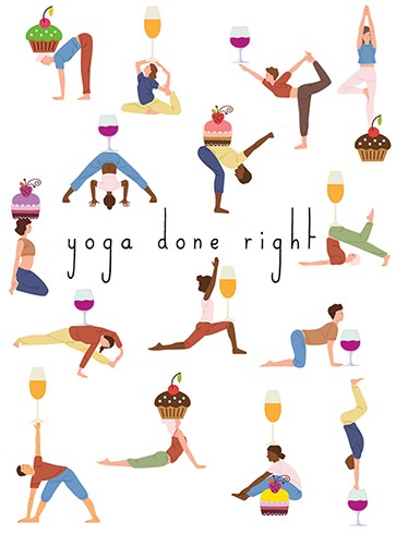Birthday Card | Yoga Party