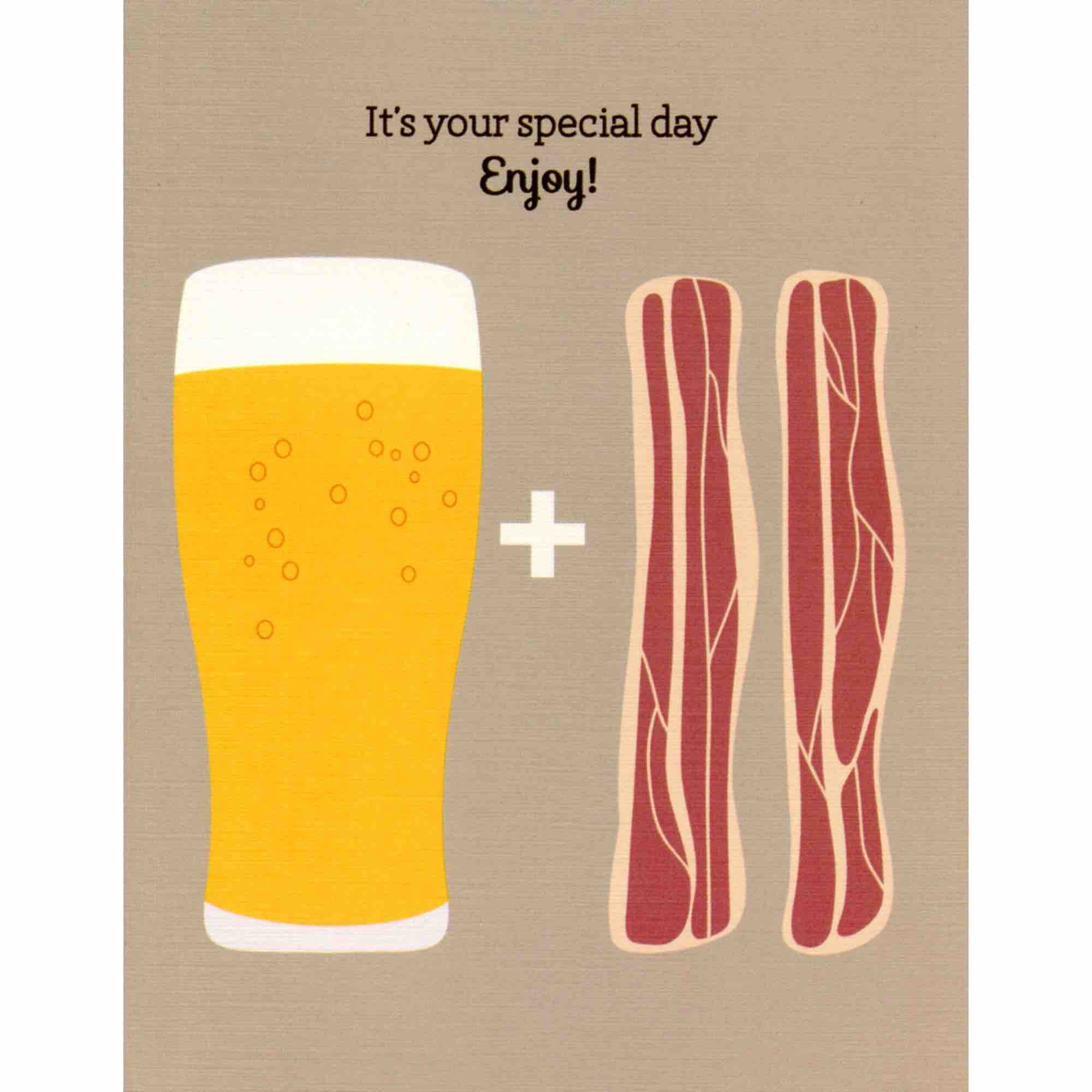 Birthday Card | Beer & Bacon