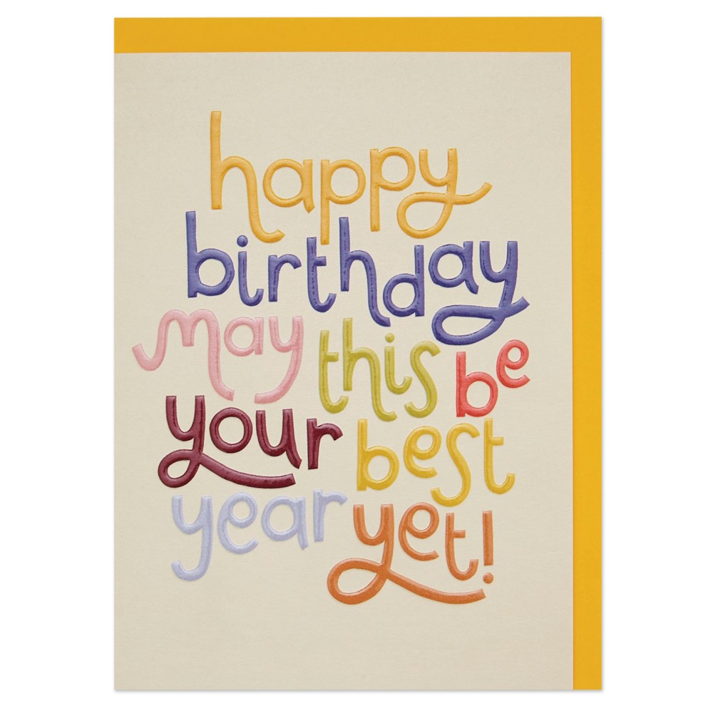 Birthday Card | Best Year Yet
