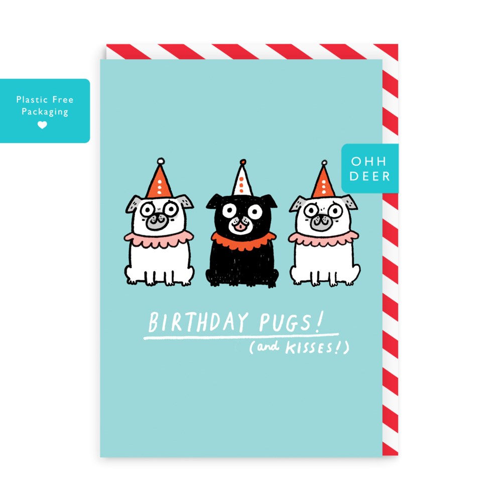 Birthday Card | Pugs