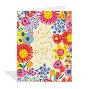 Birthday Card | Floral Best Day Ever