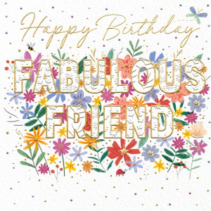 Birthday Card | Fabulous Friend
