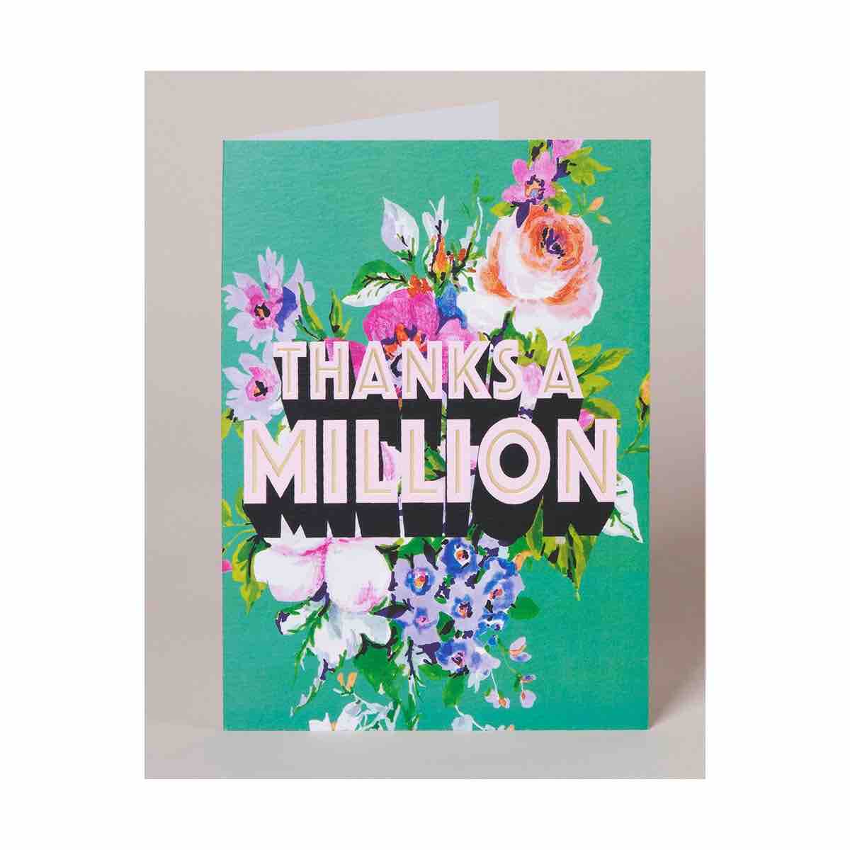 Thank You Card | Thanks A Million