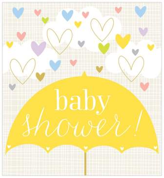 Baby Card | Shower Umbrella