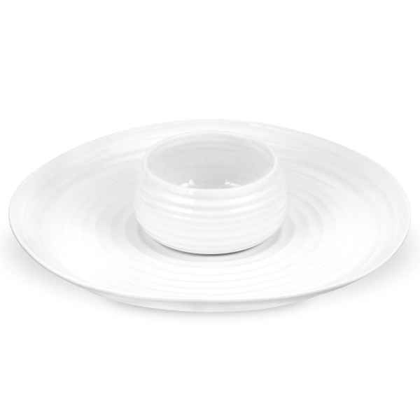 Sophie Conran White Dipping Dish & Platter Set