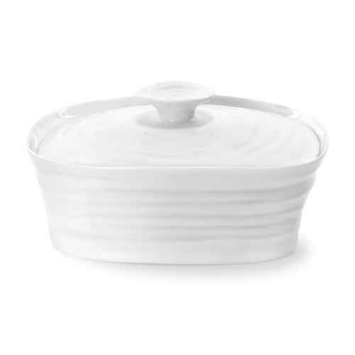 Sophie Conran White Butter Dish | Lidded