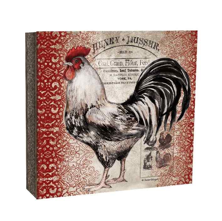 Recipe Card Album | Cardinal Rooster