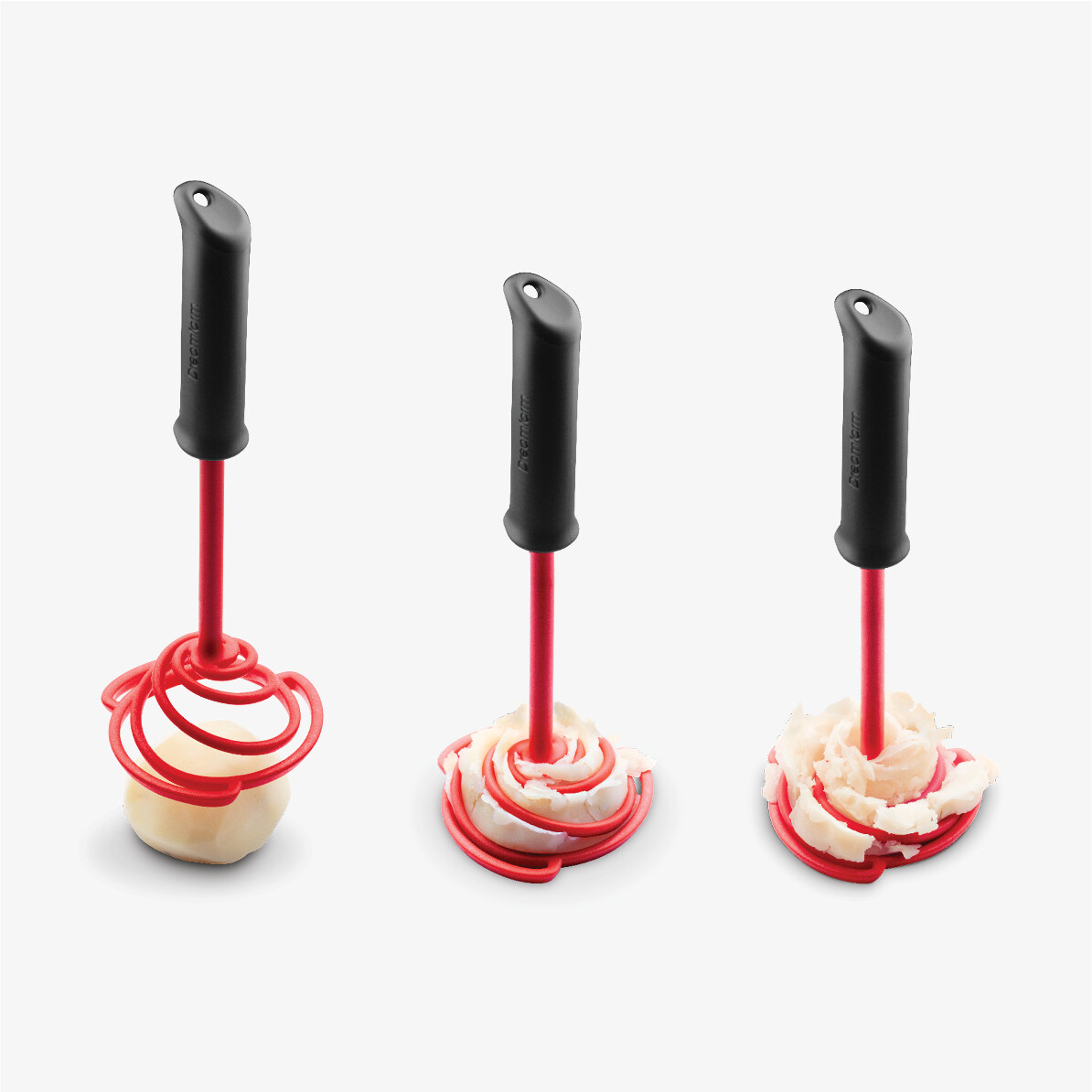 Smood Lite Potato Masher | Red