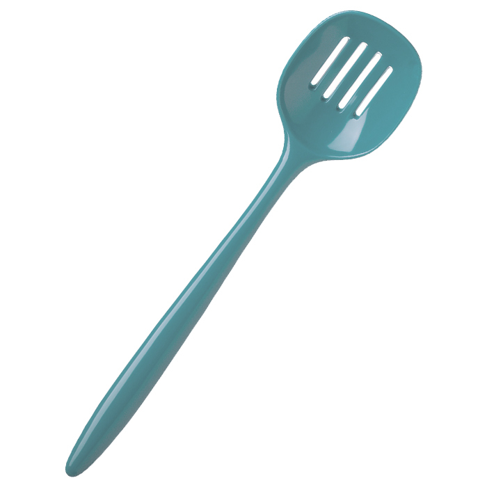 Rosti Melamine Slotted Spoon | Nordic Green