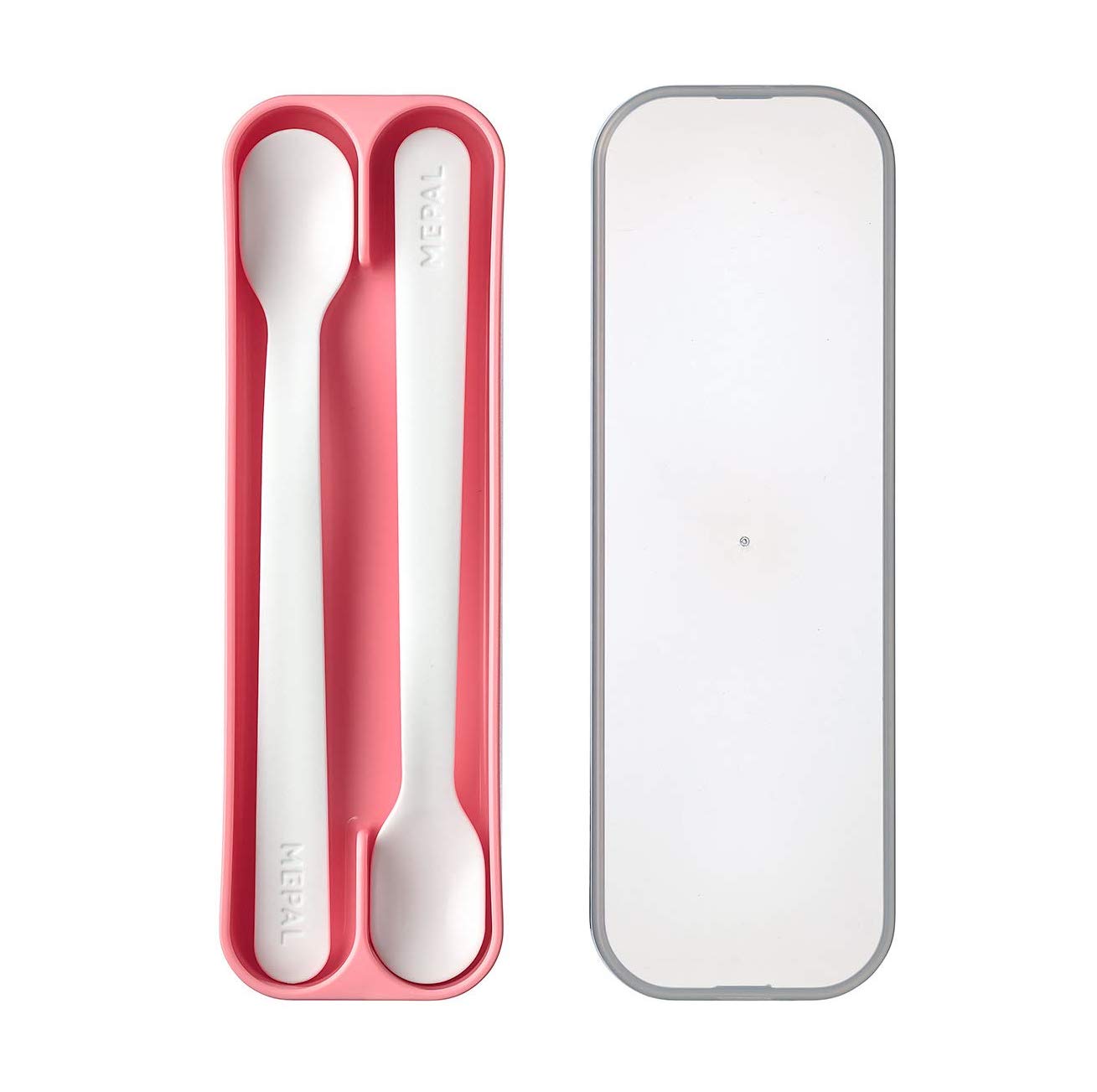 Rosti MIO Feeding Spoons | Set of 2 | Deep Pink