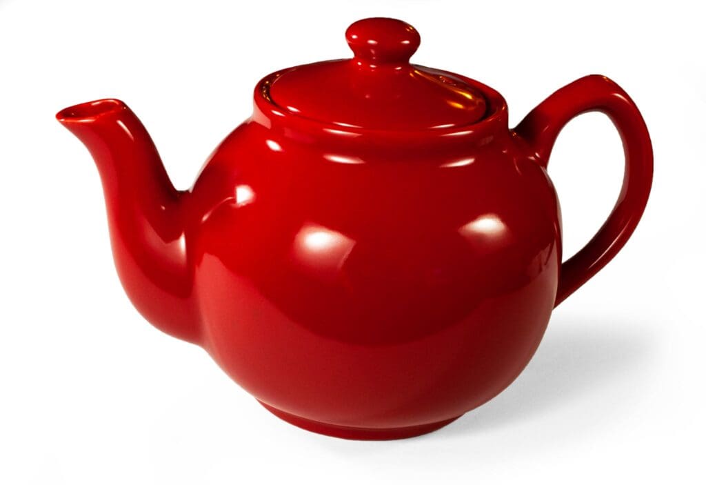 Ceramic 1L Teapot | Red