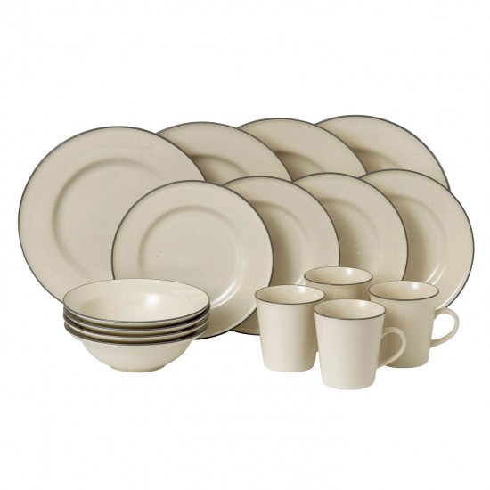 Gordon Ramsay Union Street Café Dinnerware 16pc Box Set | Cream