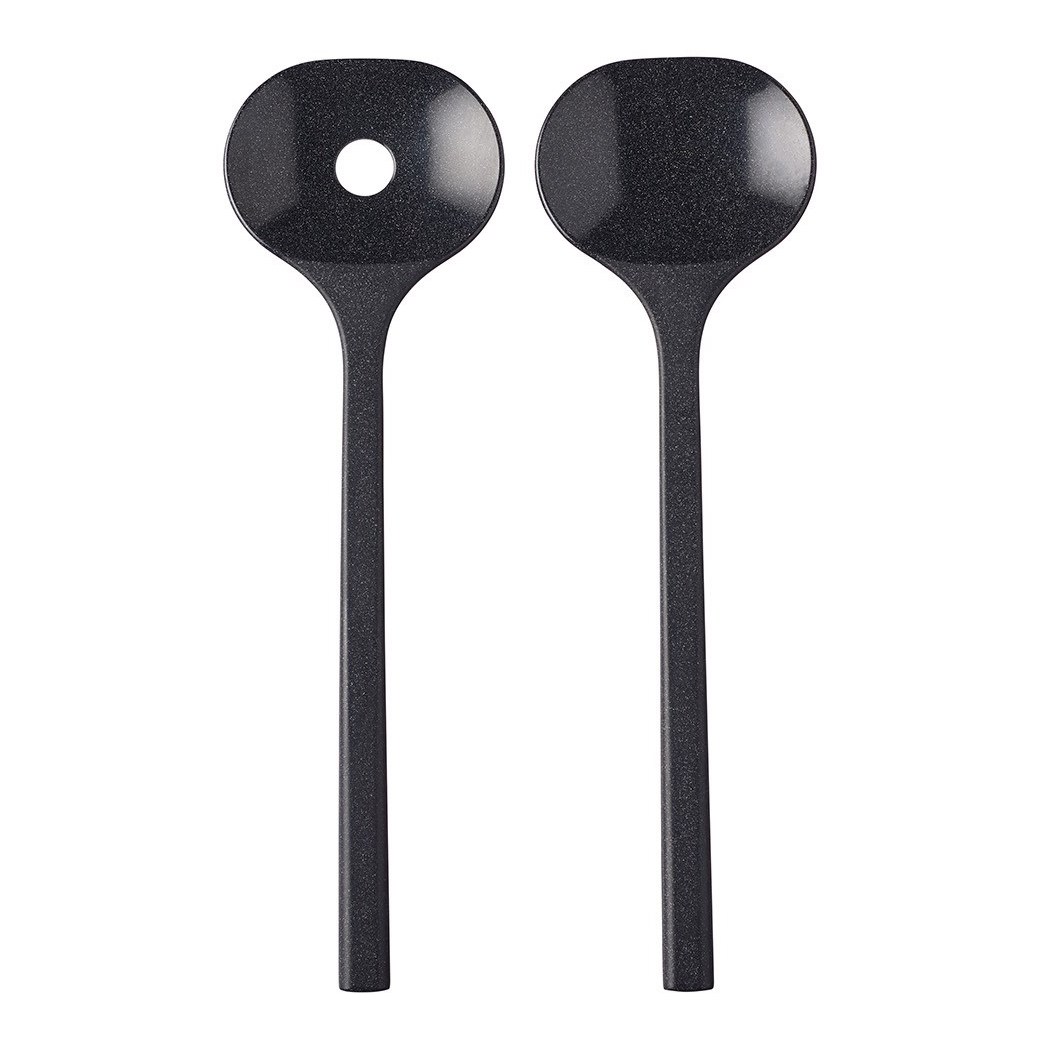 Rosti BLOOM Salad Servers | Pebble Black