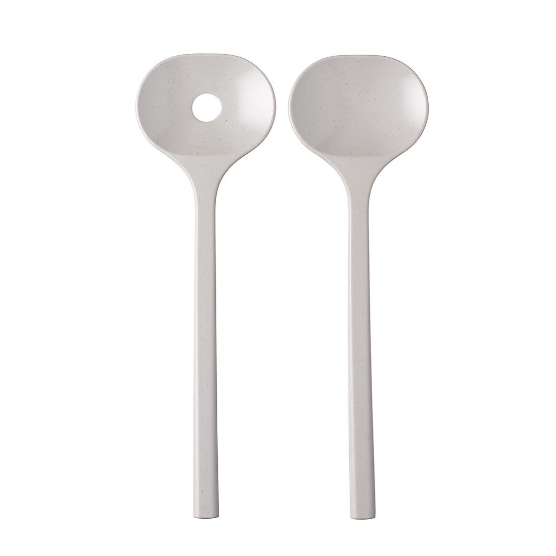 Rosti BLOOM Salad Servers | Pebble White