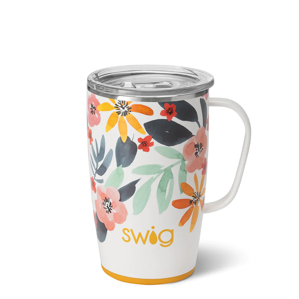 Swig Insulated Steel 18oz Travel Mug | Honey Meadow